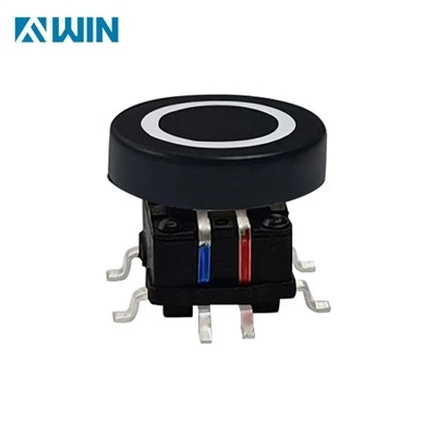 Interruttore tattile SMD con LED