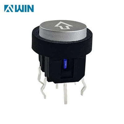 Interruttore tattile illuminato con cappuccio icona simbolo